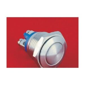 MR-GQ16B-10 16 mm Anti-Vandal Push Button - Domed Head, 1NO, Screw Terminals