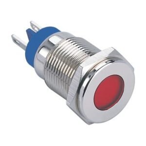 MR-GQ16T-D 16 mm Metal Indicator Light - Flat Round Lens, IP67