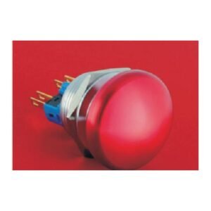MR-GQ22-11M 22 mm Mushroom Head Push Button - Ø30 mm Head, 1NO1NC