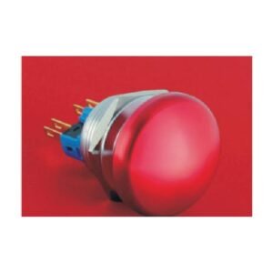 MR-GQ22-11M 22 mm Mushroom Head Push Button - Ø30 mm Head, 1NO1NC