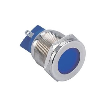 MR-GQ22T-D 22 mm Metal Indicator Light - Flat Round Lens, IP67