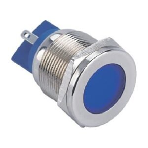 MR-GQ22T-D 22 mm Metal Indicator Light - Flat Round Lens, IP67