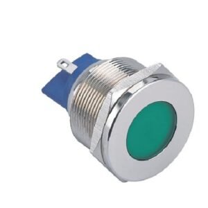 MR-GQ25T-D 25 mm Metal Indicator Light - Flat Round Lens, IP67