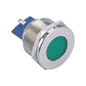 MR-GQ25T-D 25 mm Metal Indicator Light - Flat Round Lens, IP67