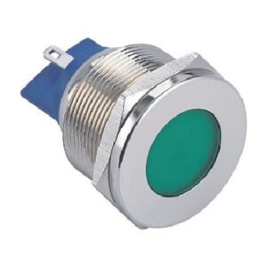 MR-GQ25T-D 25 mm Metal Indicator Light - Flat Round Lens, IP67