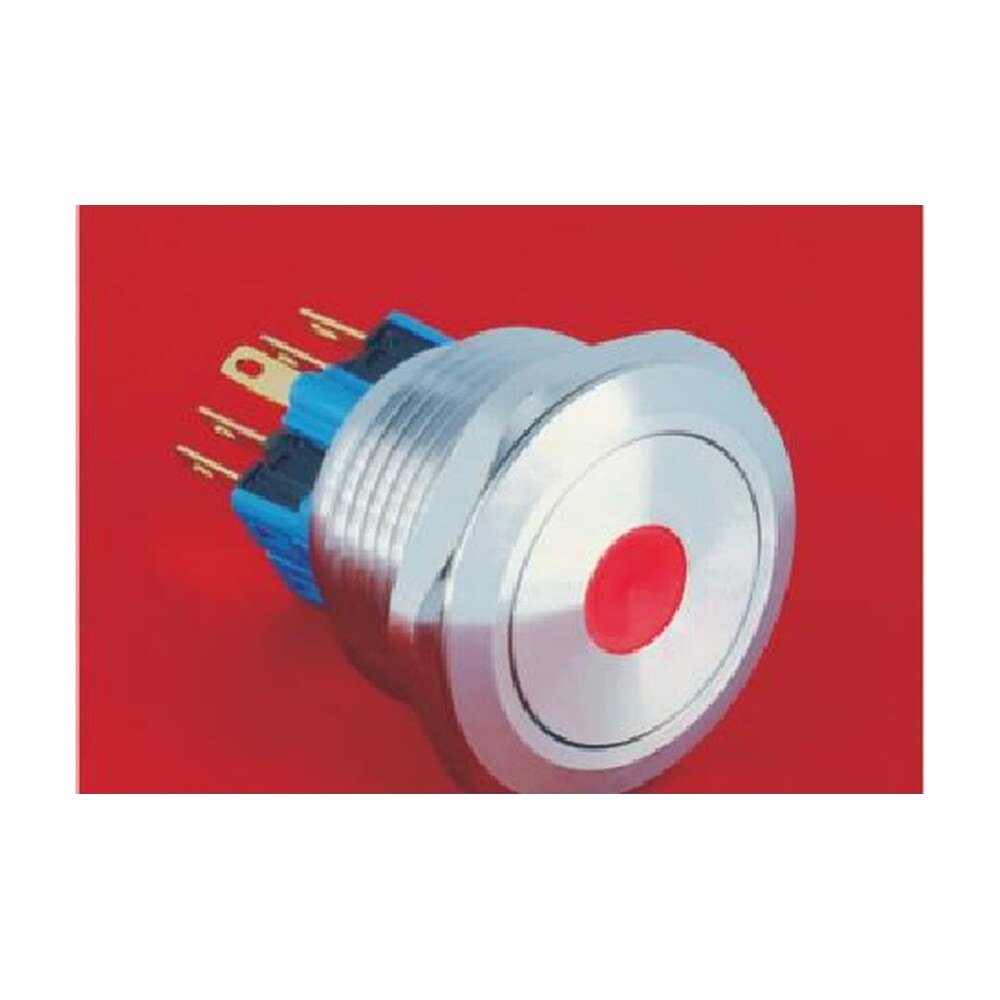 MR-GQ28-D 28 mm Metal Push Button - Dot Illuminated