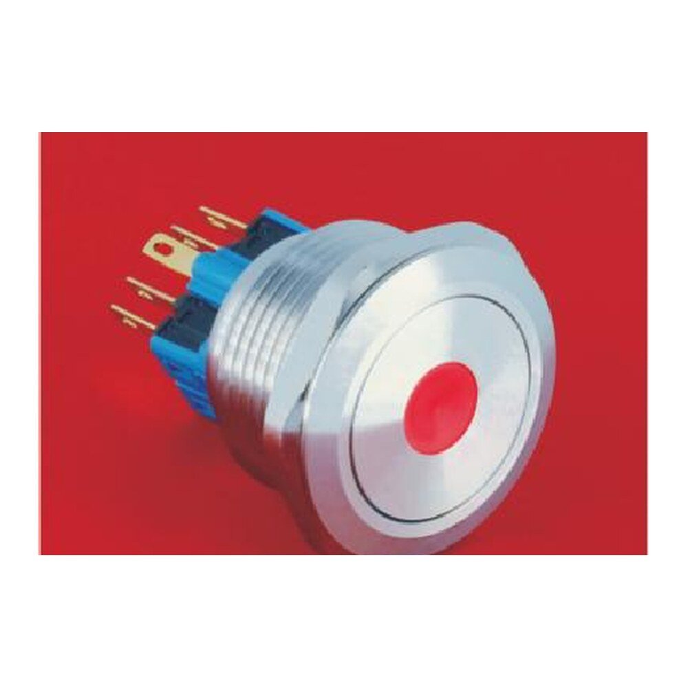 MR-GQ28-D 28 mm Metal Push Button - Dot Illuminated