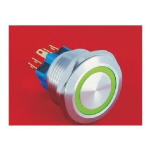 MR-GQ28-E 28 mm Metal Push Button - Ring Illuminated