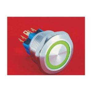 MR-GQ28-E 28 mm Metal Push Button - Ring Illuminated
