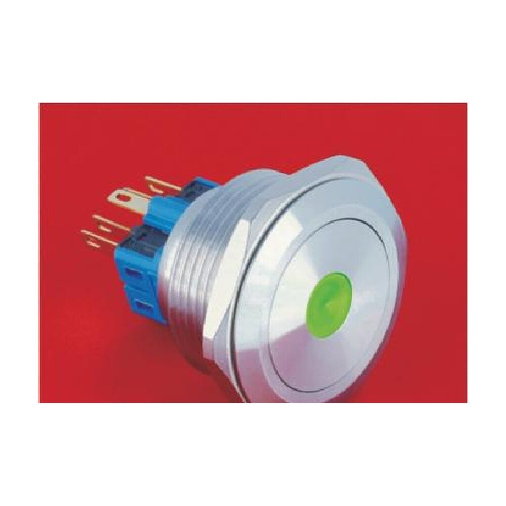 MR-GQ30-D 30 mm Metal Push Button - Dot Illuminated