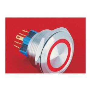 MR-GQ30-E 30 mm Metal Push Button - Ring Illuminated