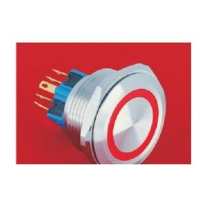 MR-GQ30-E 30 mm Metal Push Button - Ring Illuminated