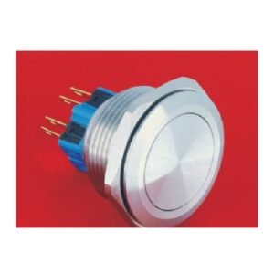 MR-GQ30 30 mm Metal Push Button - Flat Head, 1NO1NC or 2NO2NC