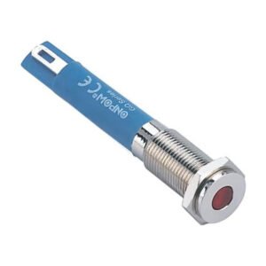 MR-GQ6T-D 6 mm Metal Indicator Light - Flat Round Lens, IP67