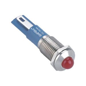 MR-GQ8G-D 8 mm Metal Indicator Light - Domed Lens, IP67