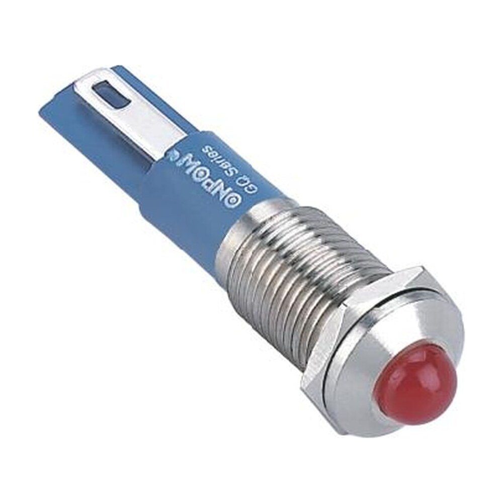 MR-GQ8G-D 8 mm Metal Indicator Light - Domed Lens, IP67