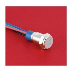 MR-GQ8T-D-RGB 8 mm Tri-Colour Metal Indicator Light - RGB, Flat Round Lens, IP67