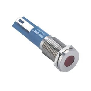 MR-GQ8T-D 8 mm Metal Indicator Light - Flat Round Lens, IP67
