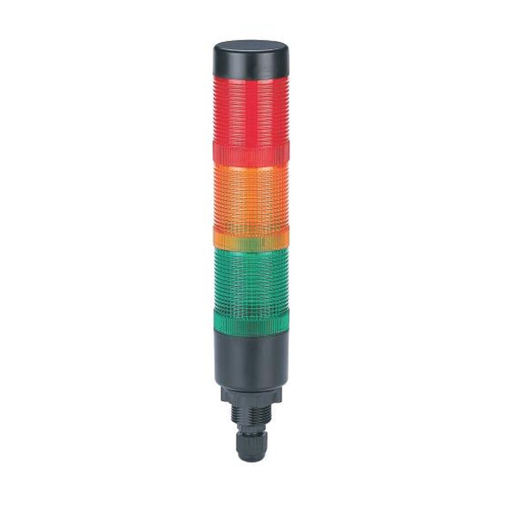 MR-HBJD-40-3L Signal Tower Light - 3 Layers, LED, Steady with Optional Buzzer