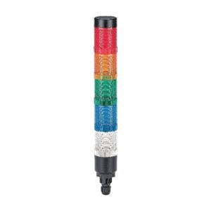 MR-HBJD-40-5L Signal Tower Light – 5 Layers, LED, Steady with Optional Buzzer