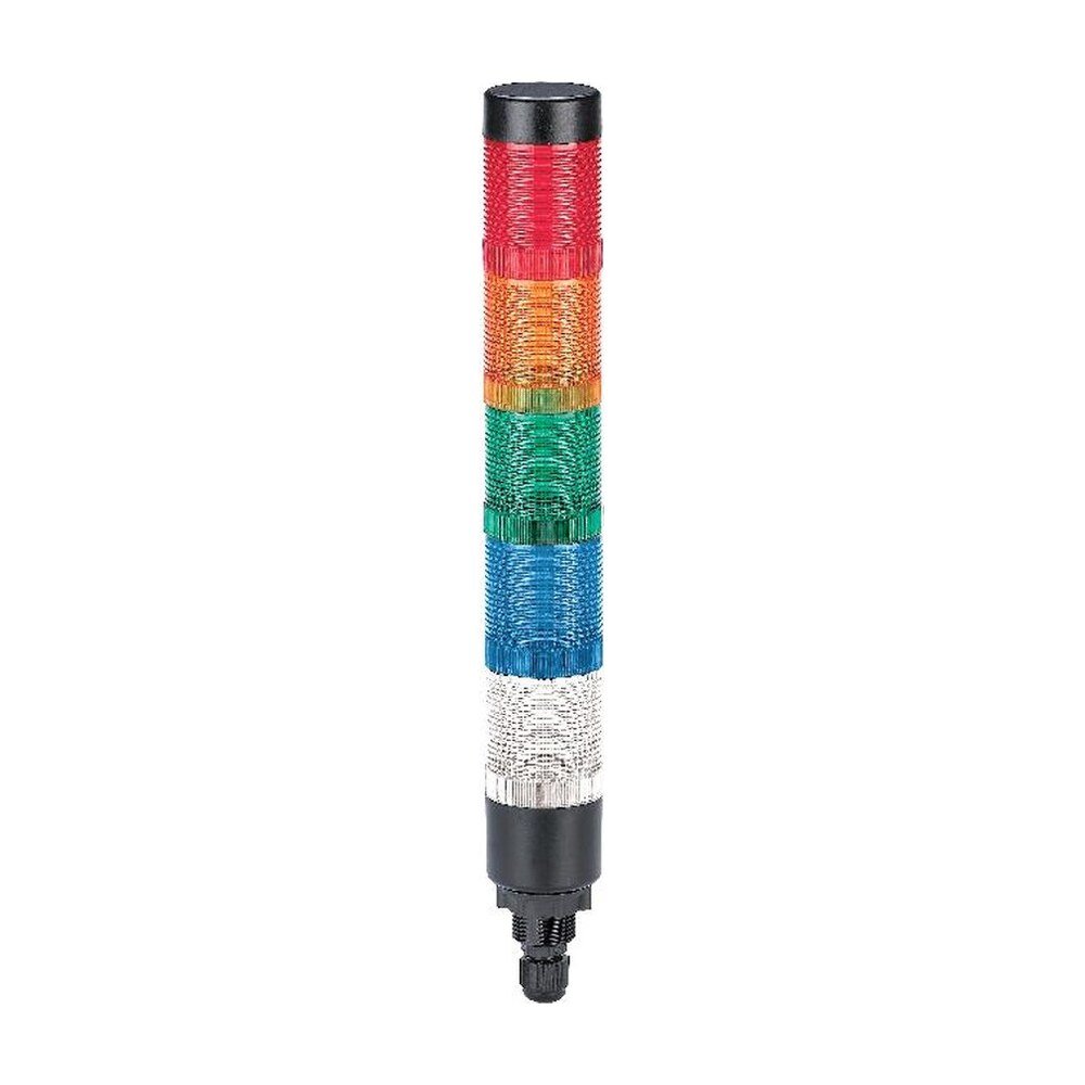 MR-HBJD-40-5L Signal Tower Light - 5 Layers, LED, Steady with Optional Buzzer