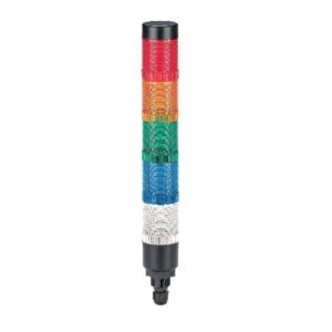 MR-HBJD-40A-5L Signal Tower Light - 5 Layers, LED, Steady or Flashing, Optional Buzzer