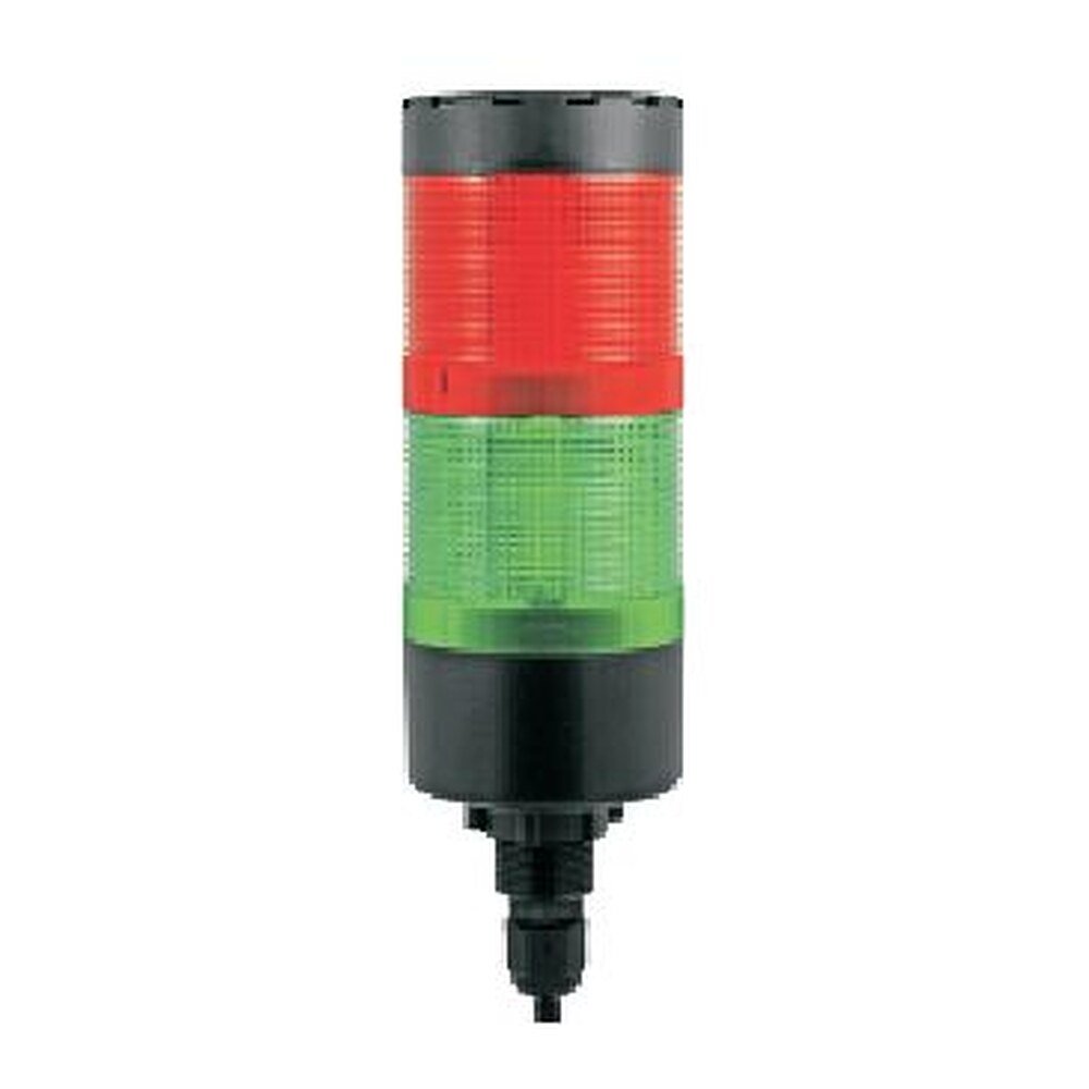 MR-HBJD-55-2L Signal Tower Light, 55 Series - 2 Layers, LED, Steady with Optional Buzzer