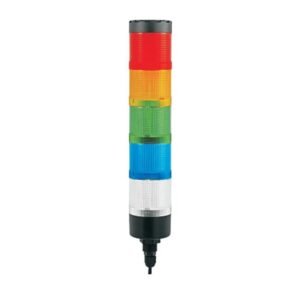 MR-HBJD-55A-5L Signal Tower Light, 55 Series - 5 Layers, LED, Steady or Flashing, Optional Buzzer