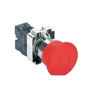 MR-HBY5-MT 22 mm Push-Pull Emergency Stop Switch - Ø40 mm, Metal Bezel