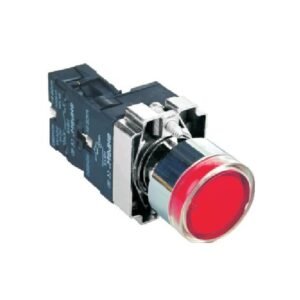 MR-HBY5-PB-D 22 mm Push Button - Metal Bezel, Illuminated