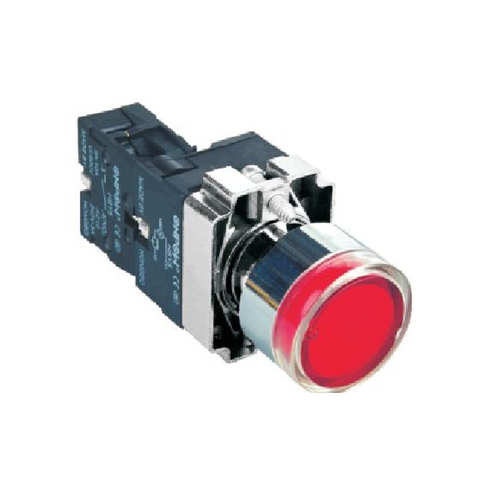 MR-HBY5-PB-D 22 mm Push Button - Metal Bezel, Illuminated