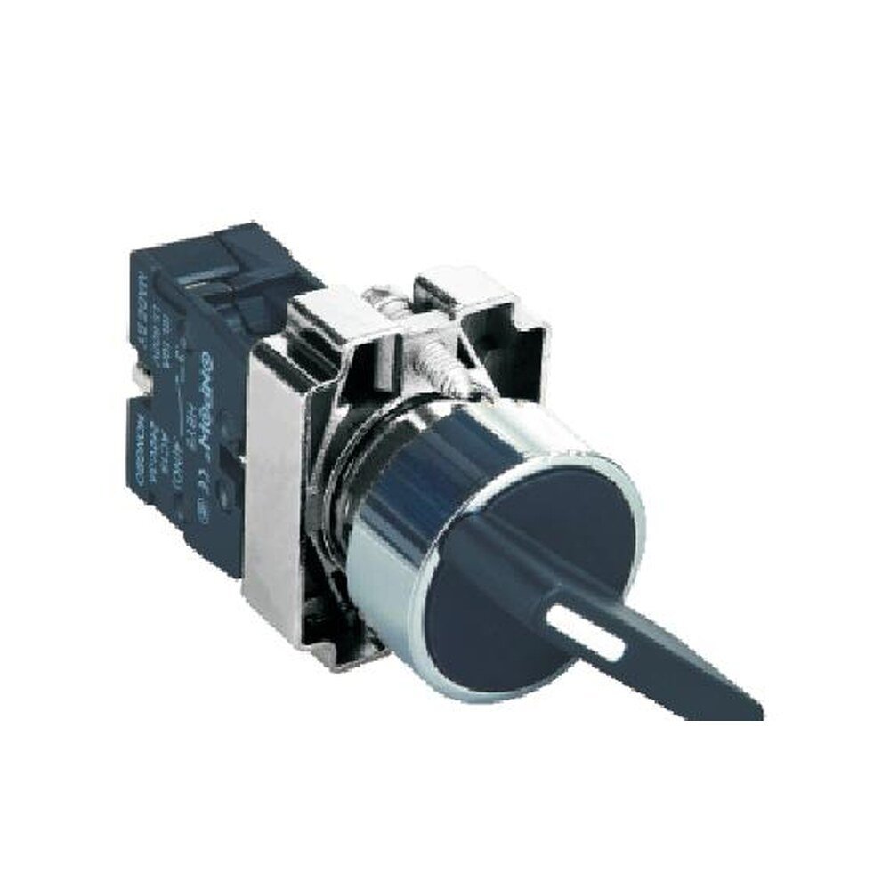 MR-HBY5-XB 22 mm Lever Selector Switch - Metal Bezel, 2 or 3 Position