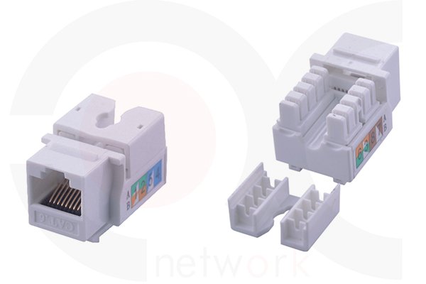 MR-KJ-1016 — UTP 90 Degree Keystone Jack