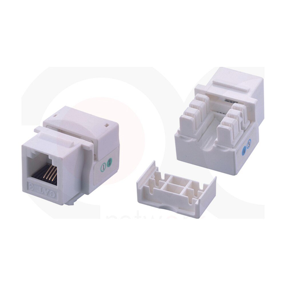 MR-KJ-1033 — CAT3 6P4C UTP 90 degree Keystone Jack