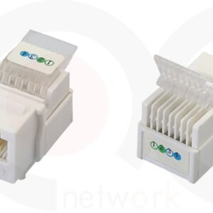MR-KJ-1035 - CAT3 6P4C UTP Tool-less Keystone Jack