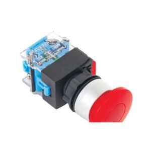 MR-LAS0-A3Y-M 22 mm Mushroom Head Push Button - Ø39 mm A3, Can Be Illuminated