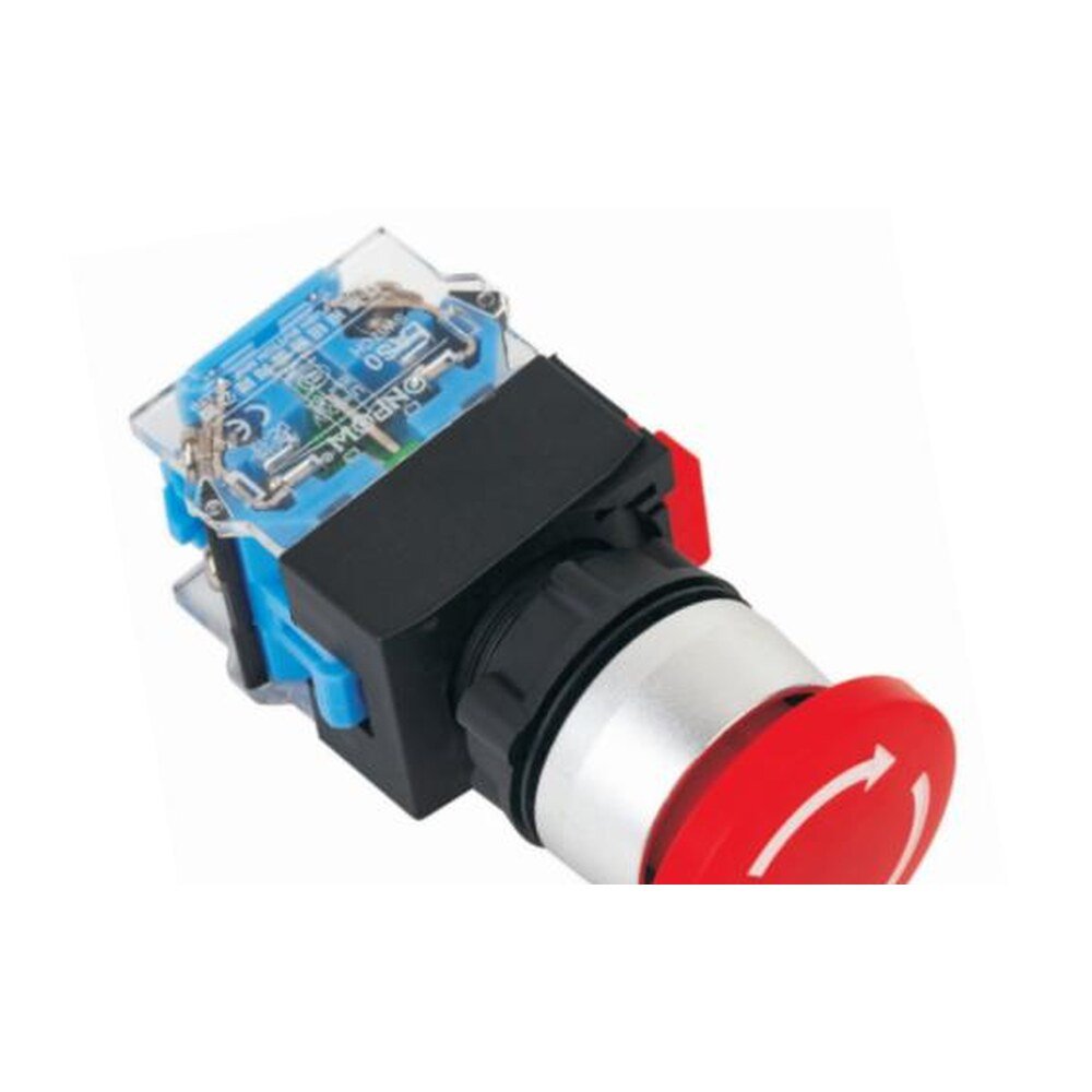 MR-LAS0-A3Y-TS 22 mm Emergency Stop Switch - Ø36 mm, A3 Head