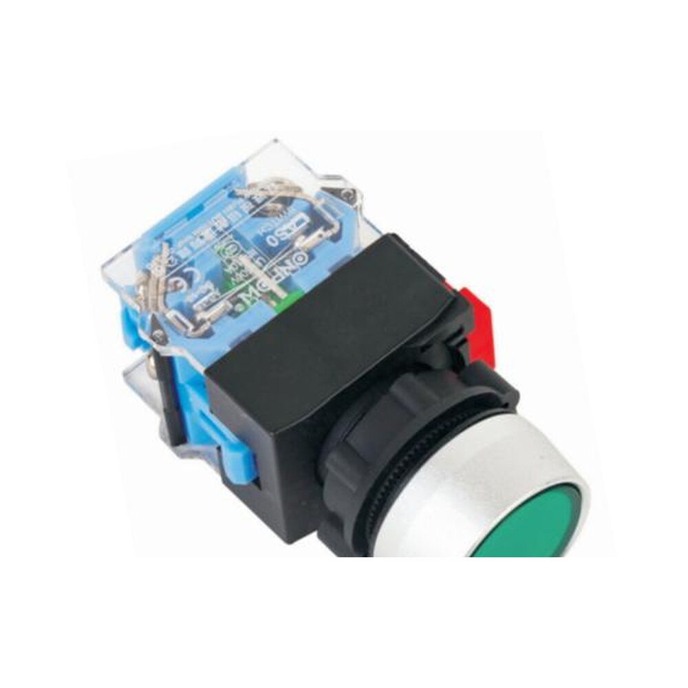 MR-LAS0-A3Y 22 mm Push Button - A3 Round Head, Can Be Illuminated
