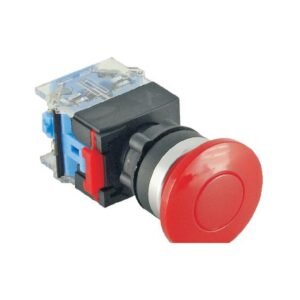 MR-LAS0-B3Y-M 22 mm Mushroom Head Push Button - Ø39 mm B3, Can Be Illuminated