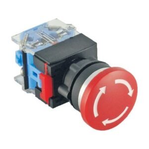 MR-LAS0-B3Y-TS 22 mm Emergency Stop Switch - Ø36 mm, B3 Head
