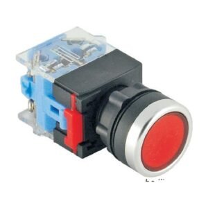MR-LAS0-B3Y 22 mm Push Button - B3 Round Head, Can Be Illuminated