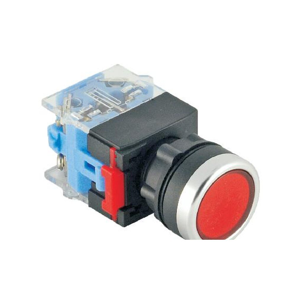 MR-LAS0-B3Y 22 mm Push Button - B3 Round Head, Can Be Illuminated