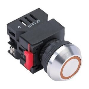 MR-LAS0-K-EB 22 mm Coloured Ring Pilot Lamp – Aluminium K-type head, LED