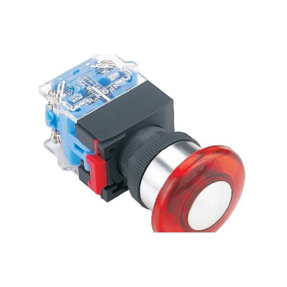MR-LAS0-K-MA 22 mm Mushroom Head Push Button - Ø40 mm, A Type, Can Be Illuminated