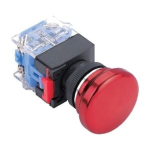 MR-LAS0-K-MB 22 mm Mushroom Head Push Button - Ø40 mm, B Type, Red