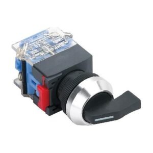 MR-LAS0-K-XA 22 mm A-Type Lever Selector Switch - Aluminium K-Type Bezel, 2 or 3 Position