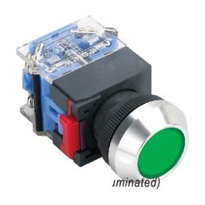 MR-LAS0-K 22 mm Push Button - Aluminium K-type head, Can Be Illuminated