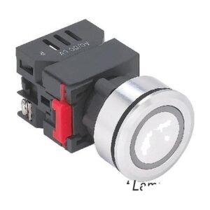 MR-LAS0-K30-EA 30 mm Transparent Ring Pilot Lamp - Ultra-Thin Aluminium Head, LED