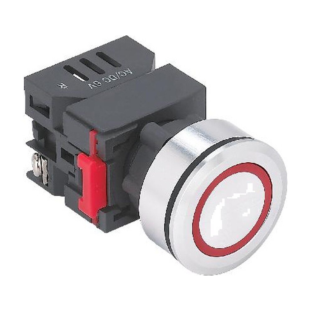 MR-LAS0-K30-EB 30 mm Coloured Ring Pilot Lamp - Ultra-Thin Aluminium Head, LED