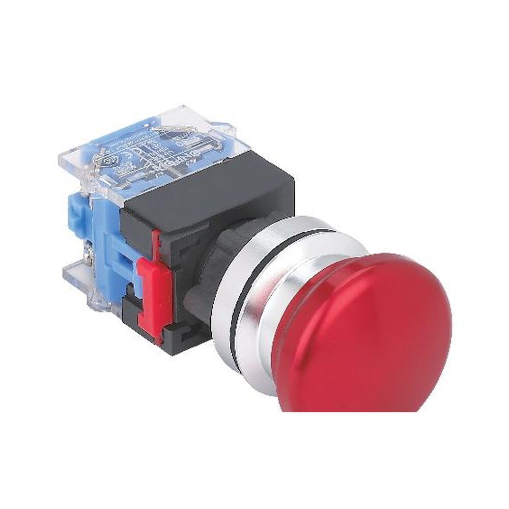 MR-LAS0-K30-MB 30 mm Mushroom Head Push Button - Ø40 mm, B Type